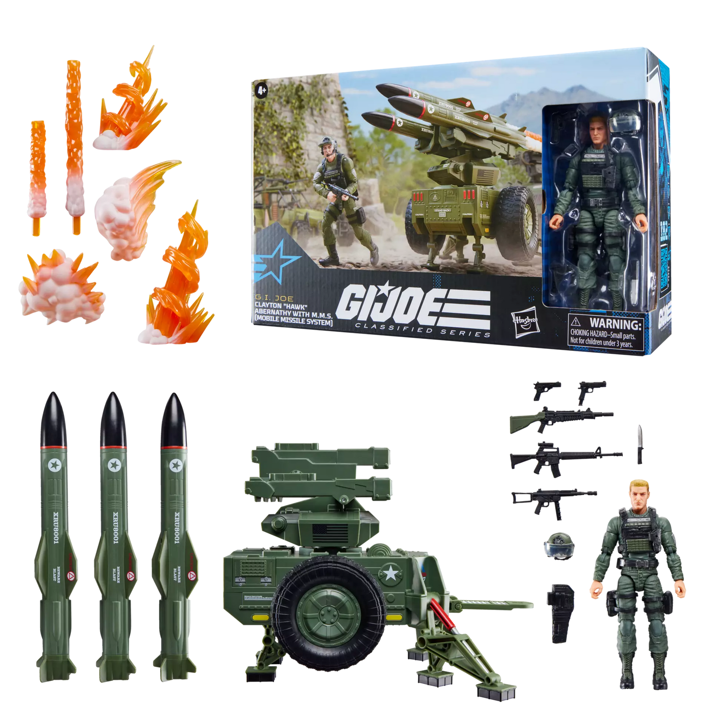 G.I. Joe Classified Series #182, Clayton “Hawk” Abernathy with M.M.S. (Mobile Missile System)