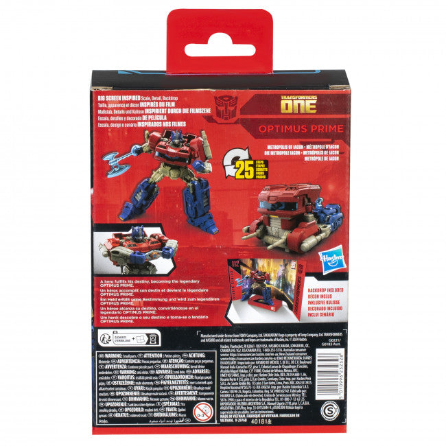 hasbro Transformers Studio Series: Deluxe Transformere - One 112 Optimus Prime