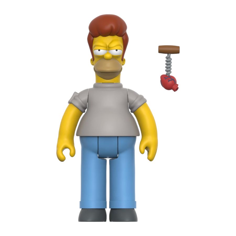 The Simpsons Hell Toupee Homer Tree House Of Horror 3.75'' ReAction Action Figure