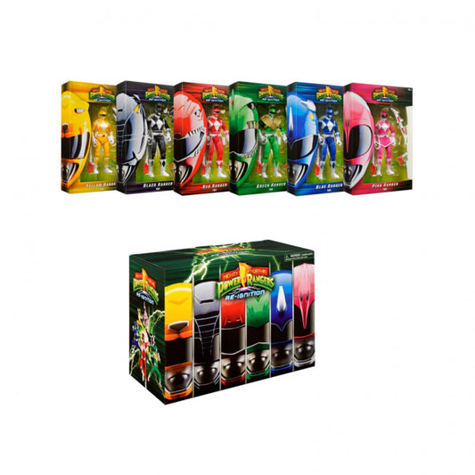 Mighty Morphin Power Rangers: Re-Ignition - Power Rangers Basic 5.25" Action Figure 6-Pack 2025