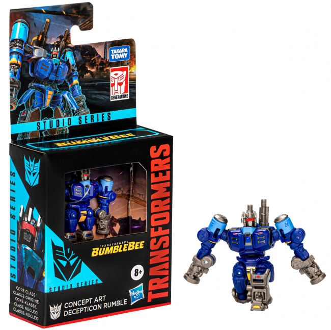 Transformers Studio Series: Core Class - Bumblebee: Concept Art Decepticon Rumble TOY