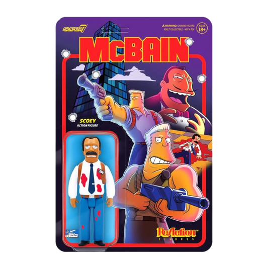 The Simpsons: McBain - Scoey Reaction 3.75" Action Figure