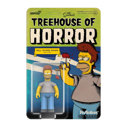 The Simpsons Hell Toupee Homer Tree House Of Horror 3.75'' ReAction Action Figure