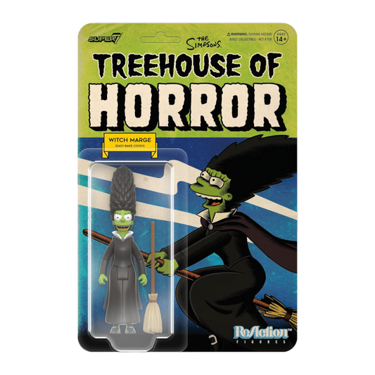 The Simpsons Witch Marge Tree House Of Horror 3.75'' ReAction Action Figure
