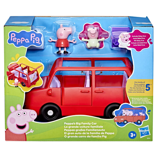 Peppa Pig Toys Peppa's Big Family Car with 2 Figures and 2 Accessories, 3+ 2025